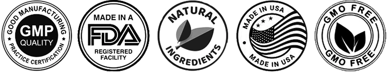The FDA-registered facility emblem used on the Burntide sales page
